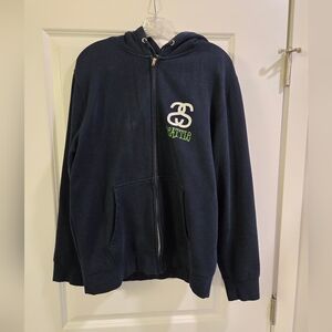 Stussy Seattle Zip Up Hoodie - Size L - EXTREMELY RARE